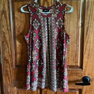 B•Wear Burgundy Tunic, Size Medium